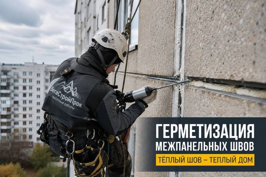 Герметизация межпанельных швов